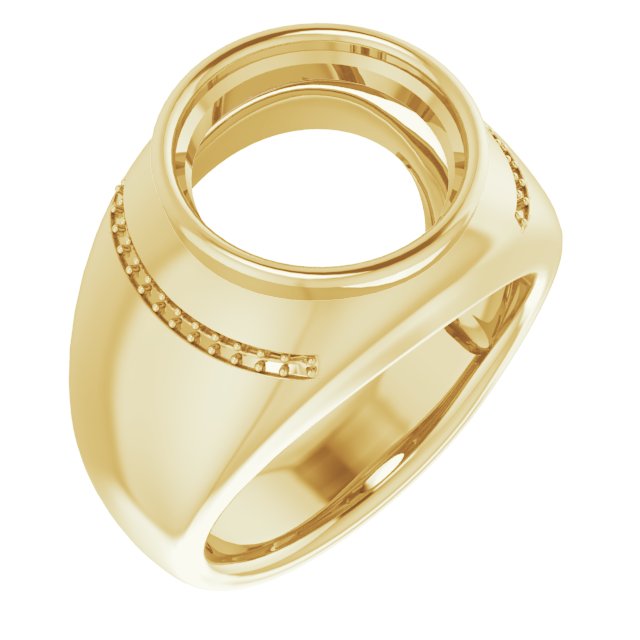 Accented Bezel-Set Ring