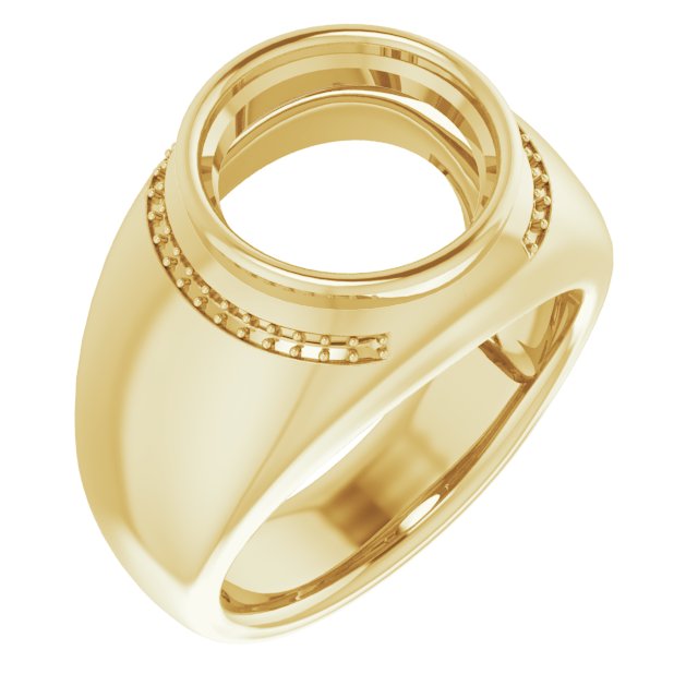 Accented Bezel-Set Ring