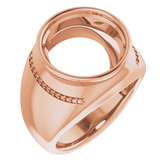 Accented Bezel-Set Ring