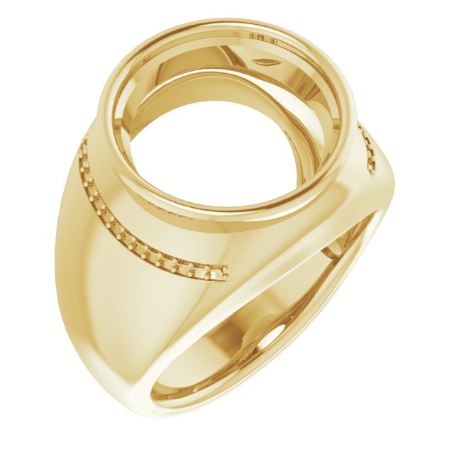 Accented Bezel-Set Ring
