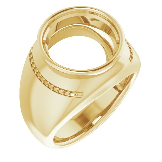 Accented Bezel-Set Ring