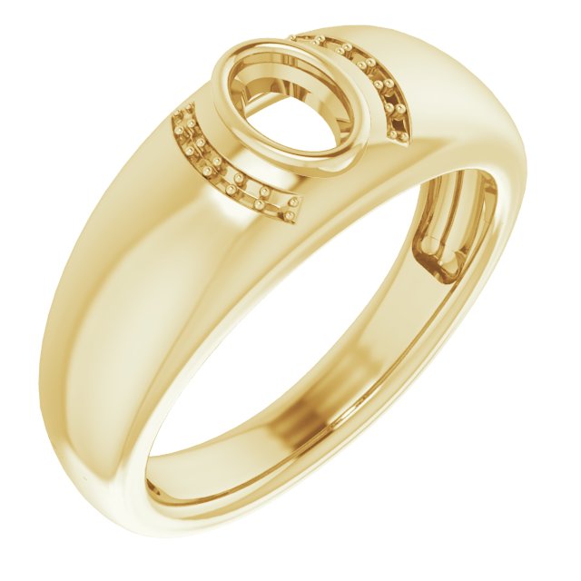 Accented Bezel-Set Ring
