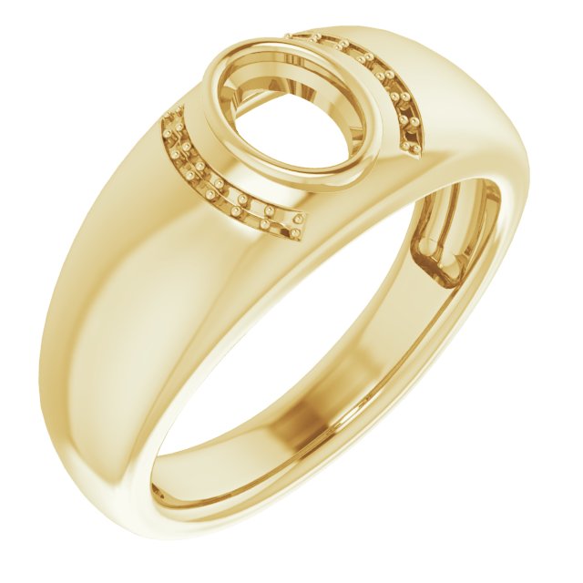 Accented Bezel-Set Ring