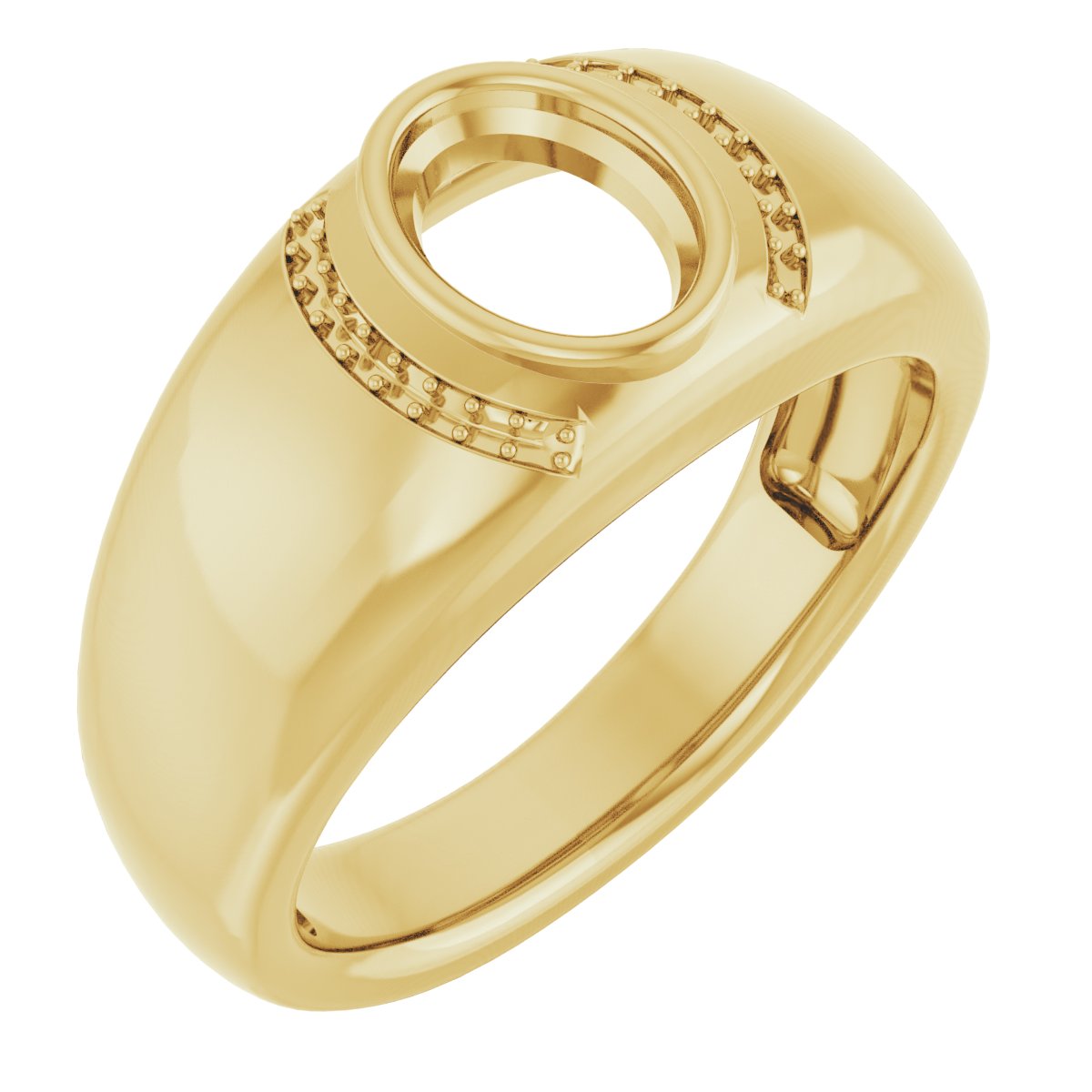 Accented Bezel-Set Ring