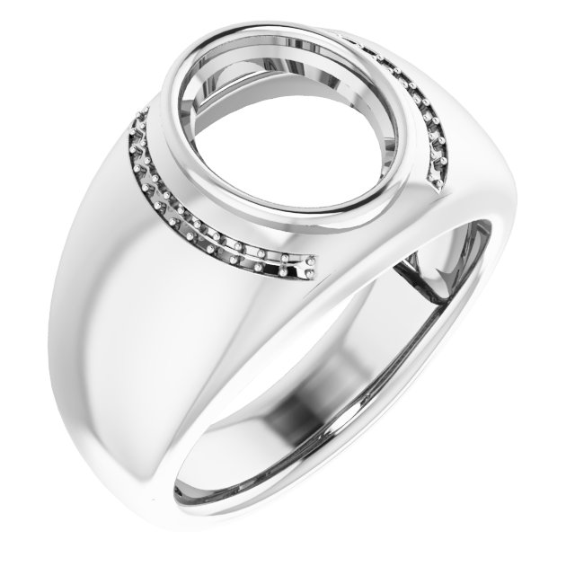 Accented Bezel-Set Ring