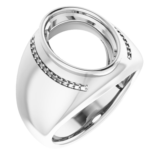 Accented Bezel-Set Ring