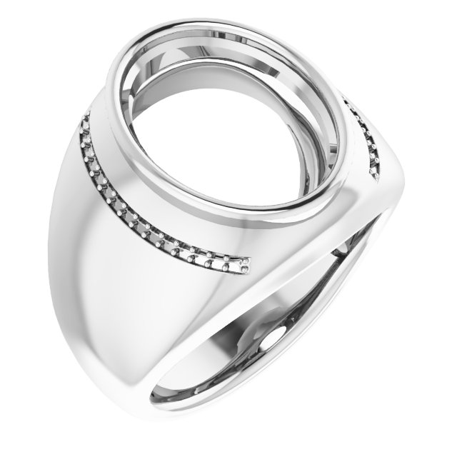 Accented Bezel-Set Ring
