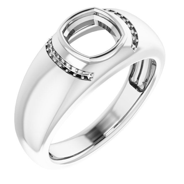 Accented Bezel-Set Ring