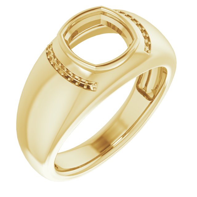 Accented Bezel-Set Ring
