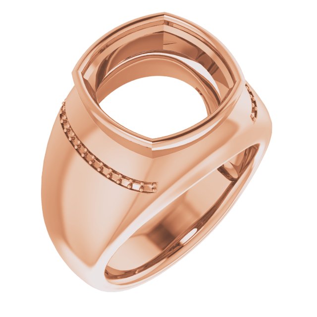 Accented Bezel-Set Ring