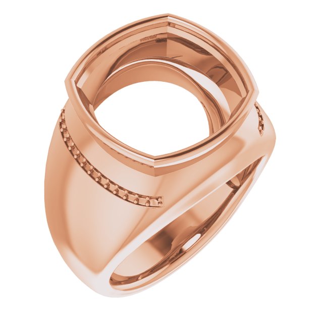 Accented Bezel-Set Ring