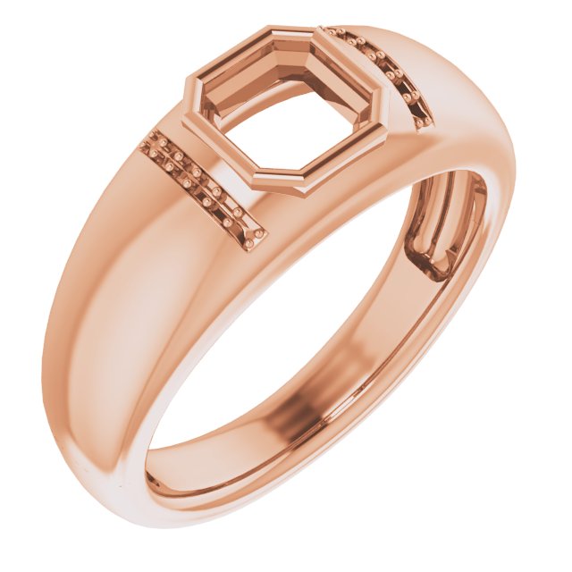 Accented Bezel-Set Ring