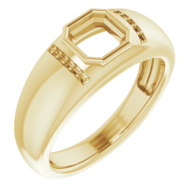 Accented Bezel-Set Ring