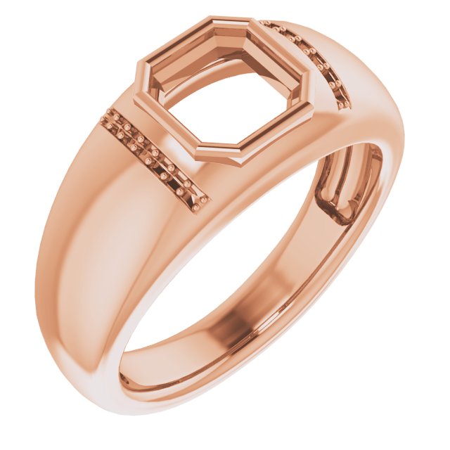 Accented Bezel-Set Ring