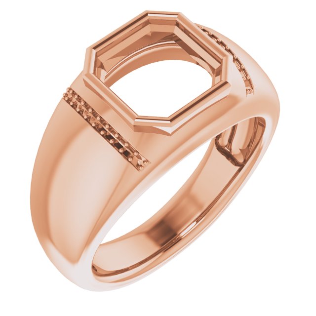 Accented Bezel-Set Ring