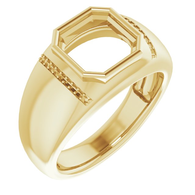 Accented Bezel-Set Ring