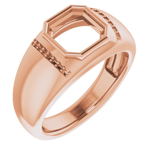 Accented Bezel-Set Ring