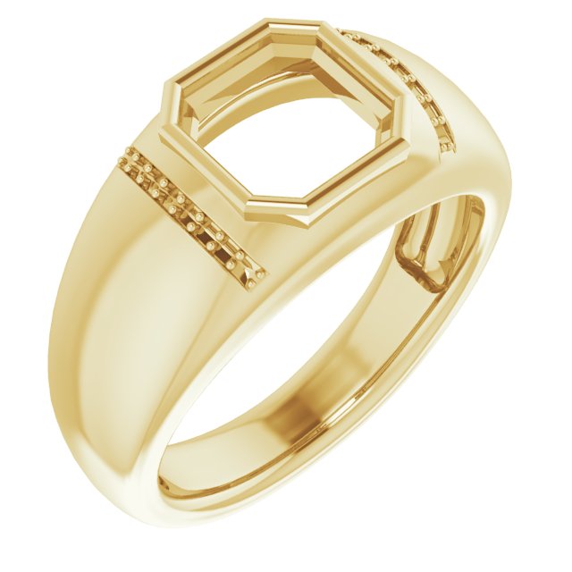Accented Bezel-Set Ring