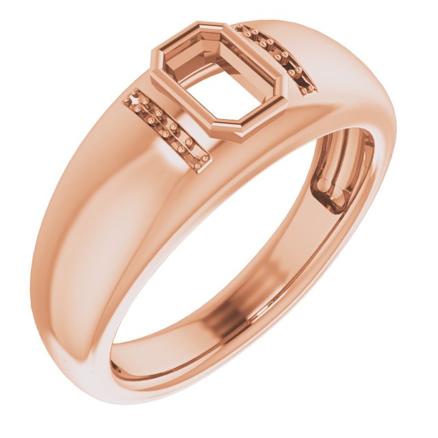 Accented Bezel-Set Ring