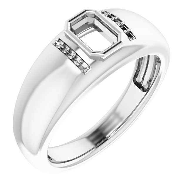Accented Bezel-Set Ring