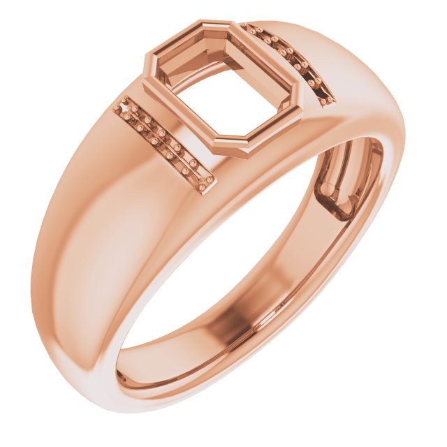 Accented Bezel-Set Ring