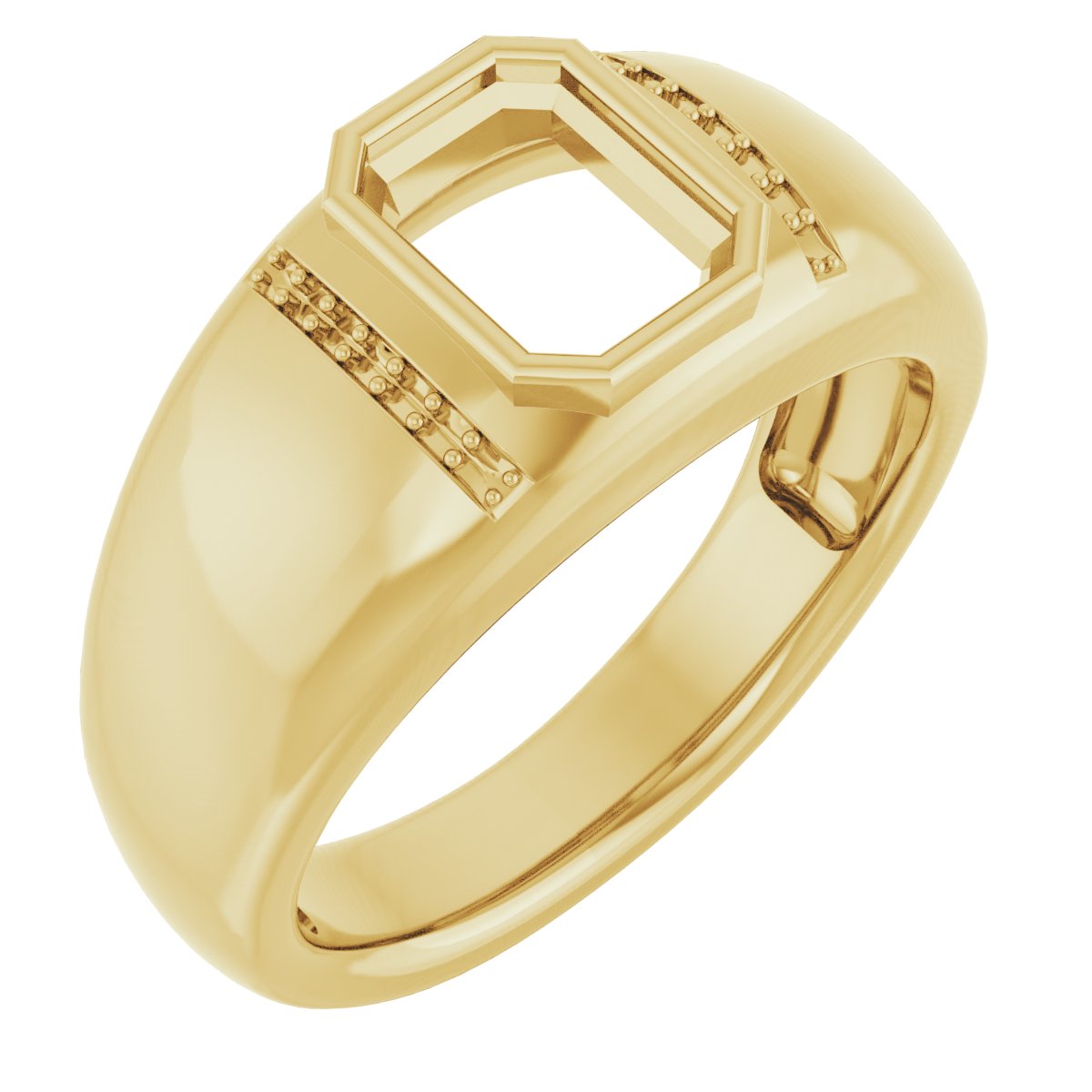 Accented Bezel-Set Ring