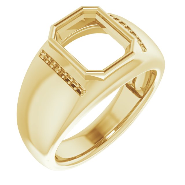 Accented Bezel-Set Ring