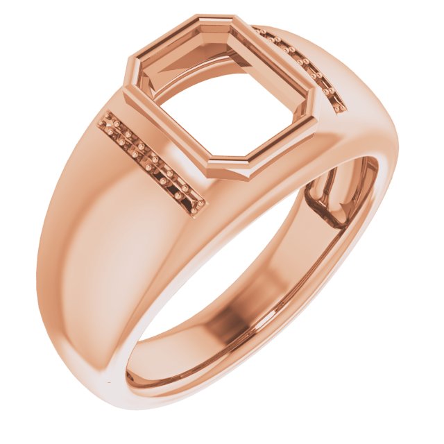 Accented Bezel-Set Ring