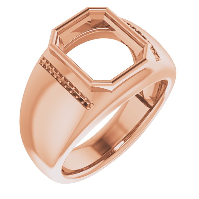 Accented Bezel-Set Ring