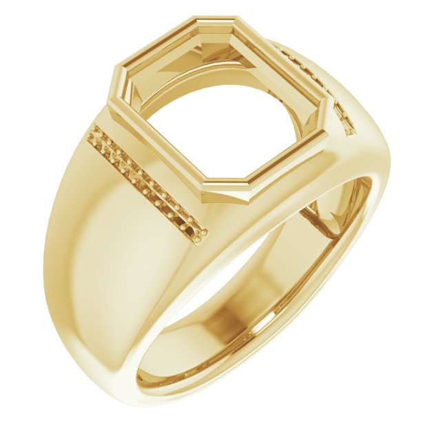 Accented Bezel-Set Ring