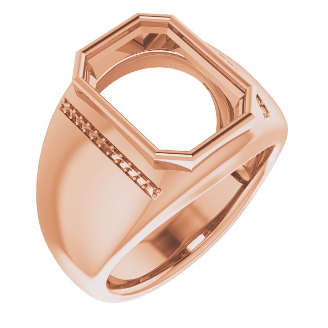 Accented Bezel-Set Ring