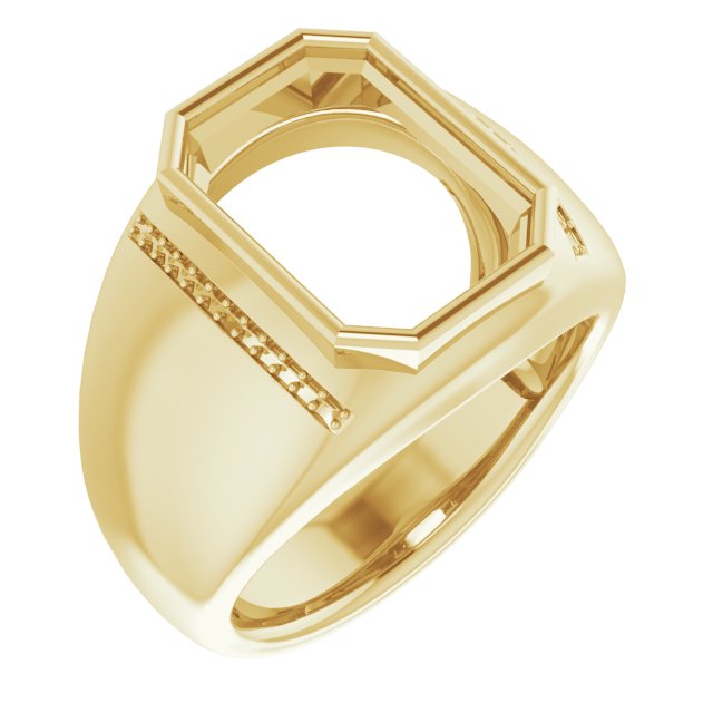 Accented Bezel-Set Ring