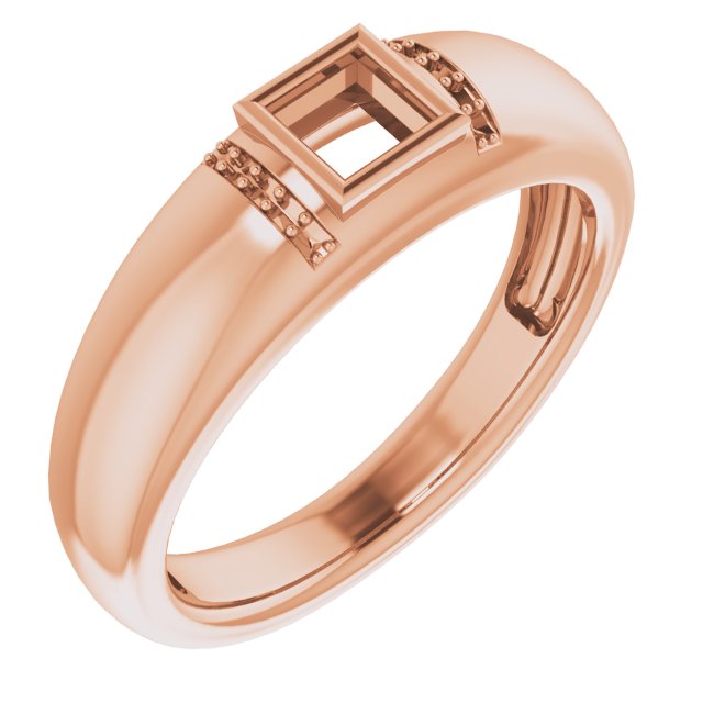 Accented Bezel-Set Ring