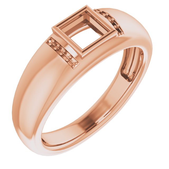 Accented Bezel-Set Ring