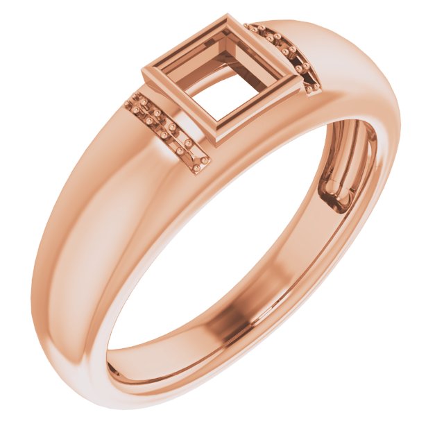 Accented Bezel-Set Ring