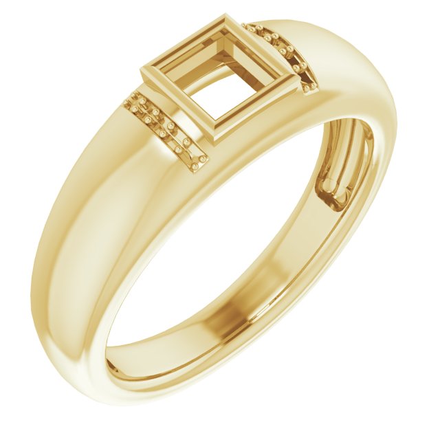 Accented Bezel-Set Ring