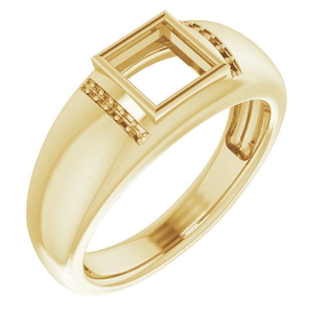 Accented Bezel-Set Ring