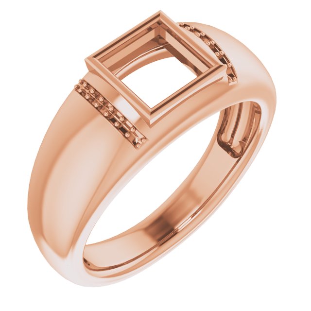 Accented Bezel-Set Ring