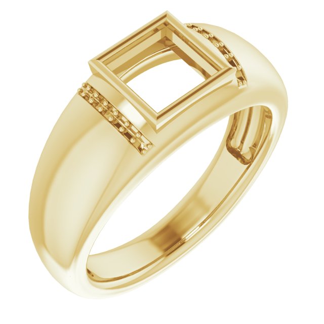 Accented Bezel-Set Ring