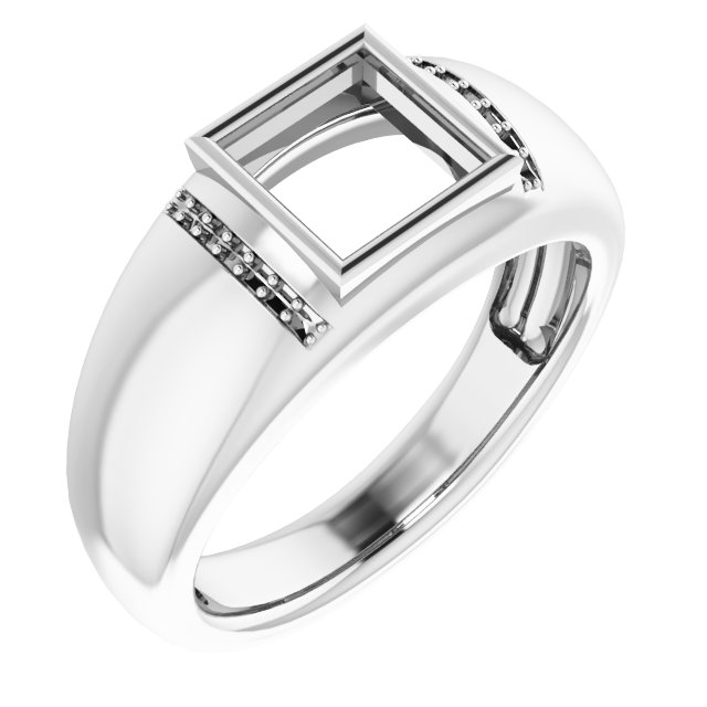 Accented Bezel-Set Ring