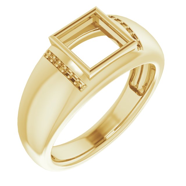 Accented Bezel-Set Ring