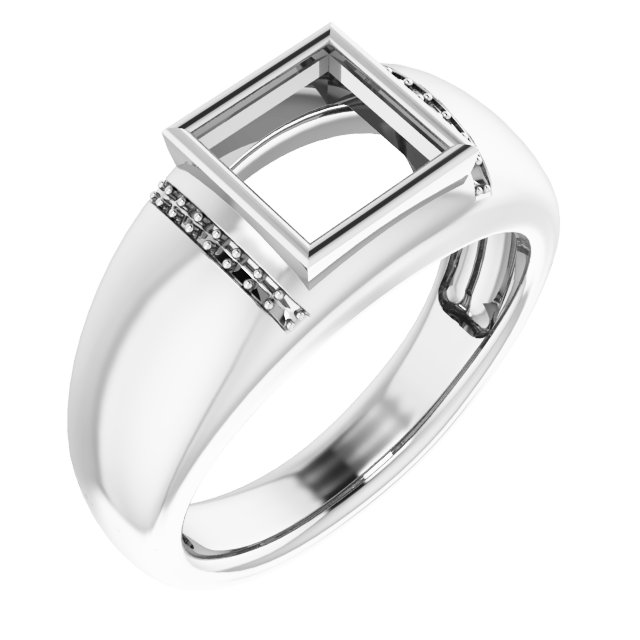 Accented Bezel-Set Ring