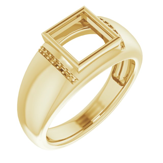 Accented Bezel-Set Ring