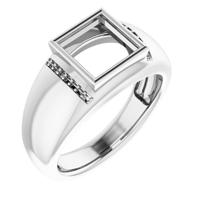 Accented Bezel-Set Ring