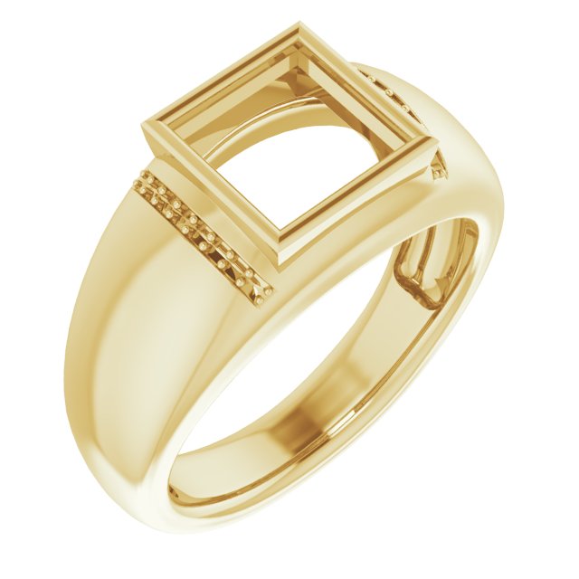 Accented Bezel-Set Ring
