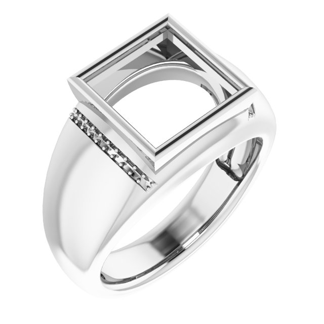 Accented Bezel-Set Ring