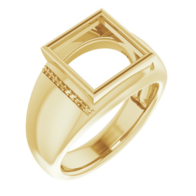 Accented Bezel-Set Ring