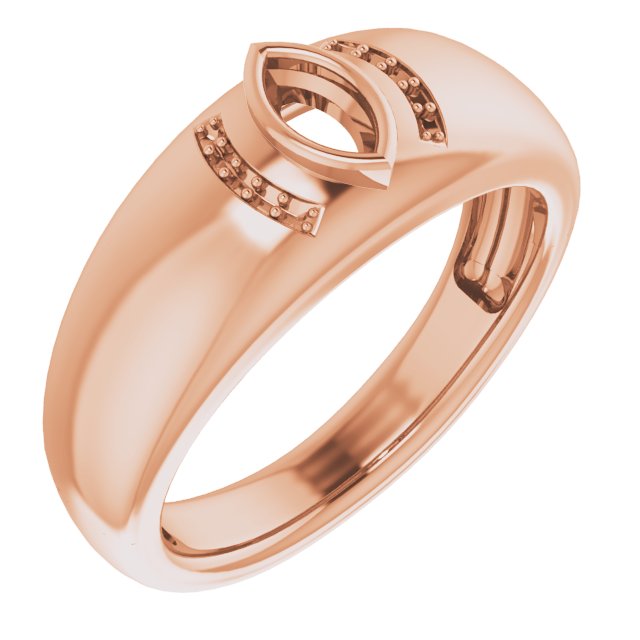 Accented Bezel-Set Ring