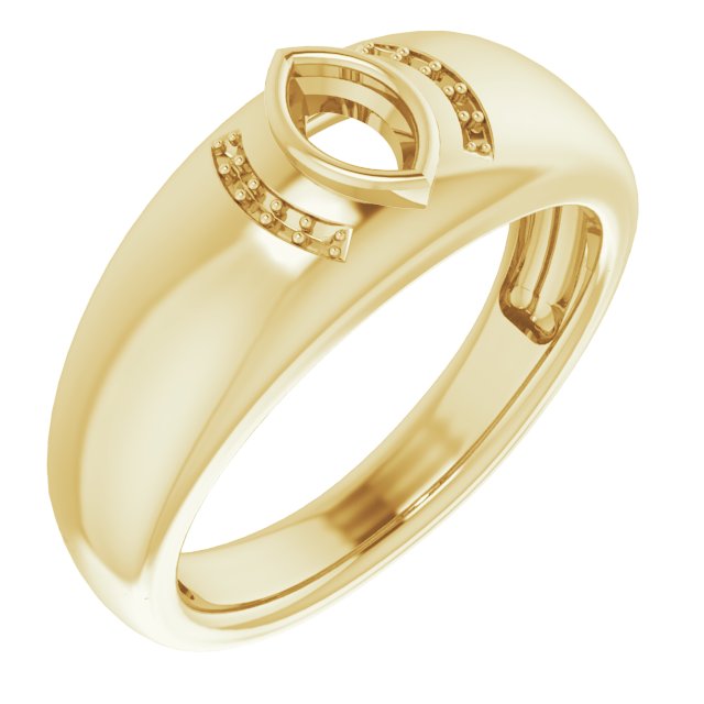 Accented Bezel-Set Ring