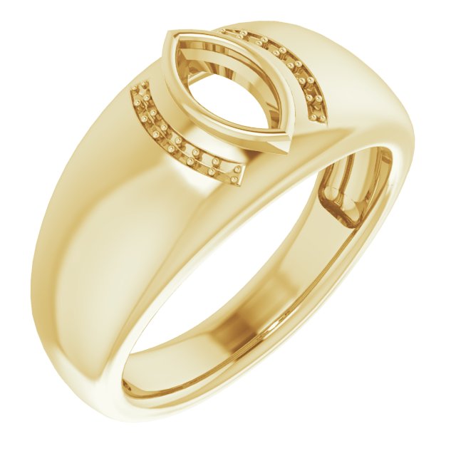 Accented Bezel-Set Ring